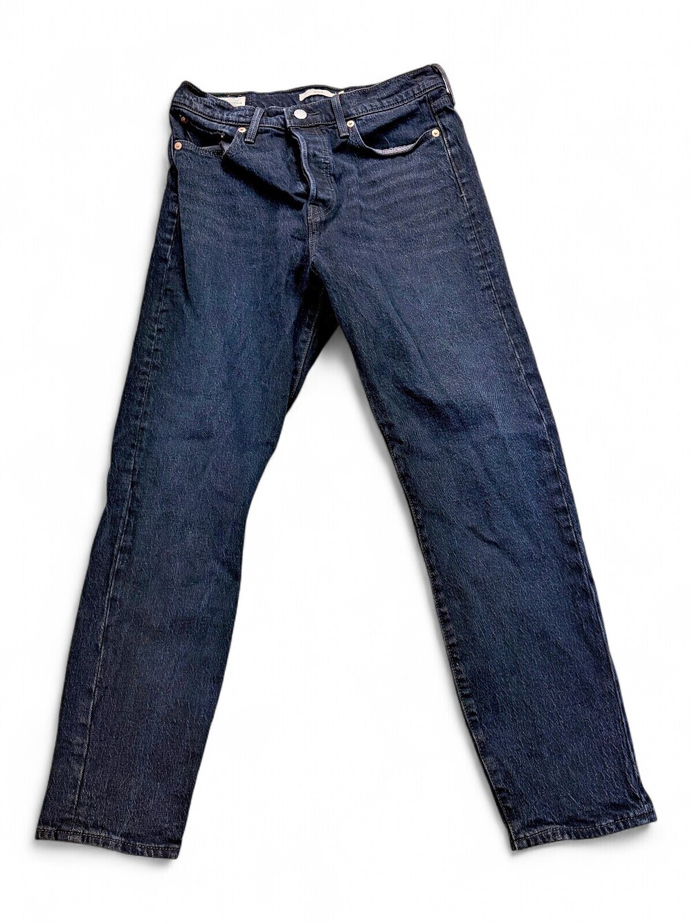 Levi's Wedgie Straight Leg‎ Jeans Womens 29 Black High-Rise